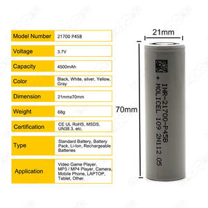 100% แบตเตอรี่21700ของแท้ SAM SDI INR21700 50s <span class=keywords><strong>3</strong></span>.6V 5000mAh 10C ระดับการคายประจุ50แอมป์ - Product Image 3