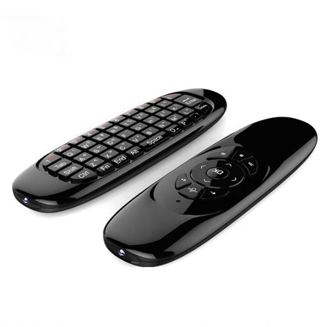 C120 Mini Gaming Rechargeable Voice Control Air Fly Mouse Backlight Touchpad Air Mouse Remote Control C120 Air Mouse for TV Box