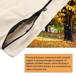 Mulcher Vacuum Leaf Storage Bag 48x70cm <b>Adjustable</b> Strap Home Use Plastic Filter Dust Collection Bag - Product Image 2