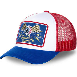 Casquette de camionneur brodée Von Dutch, maille respirante, design graffiti, pour les sports de plein air, les loisirs, motif personnalisé VON Baseball Ca - Product Image 4