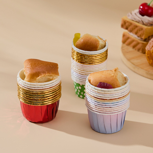 High Temperature Resistant Disposable <strong>Paper</strong> <strong>Cup</strong> Baking <strong>Mini</strong> Aluminum Foil Cupcake Baking <strong>Cups</strong> Disposable <strong>Mini</strong> Cake Containers - Product Image 3
