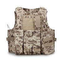 Gilet Armure Multifonctionnelle CP Camo Airsoft Gilet Extérieur Escalade Chasse Gilets