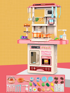 Oyun mutfak çocuklar için oyuncak gıda tencere aksesuar seti şef set oyna Pretend yeni yürümeye başlayan çocuklar için - Product Image 2