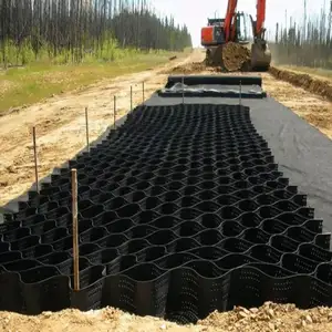 Airdrain Typar Plastic Road Geocell pour murs de soutènement végétalisés en Ethiopie