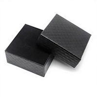 Boîte à bijoux personnalisée en carton, petite, avec couvercle et base en carton pour bagues, emballage pour colliers avec revêtement UV pour impression de logo