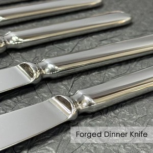 Thanh lịch Bạc 304 thép không gỉ 18/10 dao kéo bền vững inox Kim Loại Baguette thiết kế muỗng nĩa Knife Set cho khách sạn <span class=keywords><strong>Flatware</strong></span> - Product Image 4