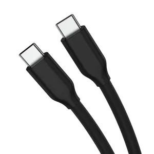 皮肤友好的40Gbps USB4.0电缆100W PD 8K @ 60hz视频USB 4电缆3.3英尺USB C至USB C电缆快速充电，适用于迅雷4/3