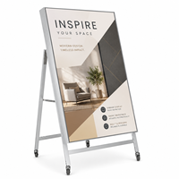 Affichage numérique extérieur LED 43 pouces, écran haute luminosité 1800 nits, panneau de menu LCD étanche IP65 avec contrôle Wi-Fi