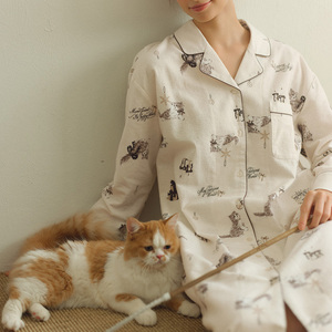 <span class=keywords><strong>Pigiama</strong></span> Personalizzato in Cotone, Bambù e Modal per Donne, Set Morbido da Notte, Abbigliamento da Casa, <span class=keywords><strong>Pigiama</strong></span> a Due Pezzi per Donna - Product Image 5