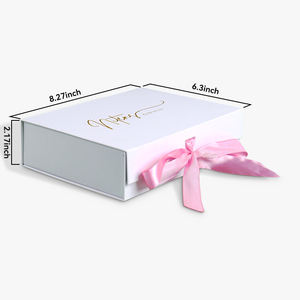 Faltbare Flache Geschenkboxen aus Karton mit Logodruck und Magnetverschluss - Product Image 6
