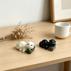 Nuevas Figuras de Cristal Talladas a Mano de Nutrias, Estatuas de Animales Curativos para Decoración del Hogar y Regalo para Parejas - Product Image 4
