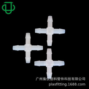Connecteur Pagoda à quatre voies en plastique PVDF de haute qualité, 1/4 pouce, diamètre égal, croisé, résistant à la corrosion, flexible, pour tuyau médical - Product Image 4
