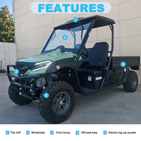 Véhicule utilitaire 2 places certifié EEC 4x4 électrique UTV Street Legal Quad à transmission automatique pour adultes pour la conduite en 4x4
