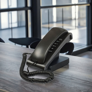 Teléfono fijo tradicional básico para oficina en casa Auricular cómodo con <span class=keywords><strong>sonido</strong></span> claro y pantalla <span class=keywords><strong>de</strong></span> visualización - Product Image 1