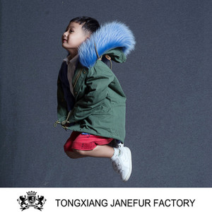 Gros Bébé Véritable Raton Laveur Capuche Enfants Vêtements <span class=keywords><strong>Parka</strong></span> Veste De <span class=keywords><strong>Fourrure</strong></span> Manteau D'hiver Pour Garçon - Product Image 2