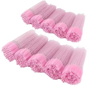 50 pièces d'appliques cosmétiques jetables mini en nylon pour gloss à lèvres effet cristal - Product Image 6