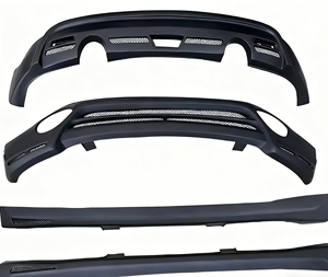 Kit de Carrocería para Infiniti FX35 QX70, Labio Delantero, Labio Trasero, Faldones Laterales, Labio de Parachoques, Material ABS, Sin Color, Piezas Automotrices - Product Image 2