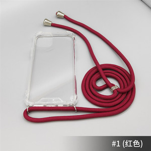 Étui de téléphone portable transparent <span class=keywords><strong>avec</strong></span> lanière collier épaule cou sangle corde <span class=keywords><strong>cordon</strong></span> pour <span class=keywords><strong>iphone</strong></span> 15 14 <span class=keywords><strong>13</strong></span> pro max TPU04 - Product Image 6
