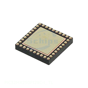 Composants électroniques en stock, puce intégrée 36 VFTLA exposée, PIC32MX250F128C-I_TL - Product Image 1