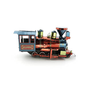 Crazy Model Little Train DIY Toy Metal 3D <span class=keywords><strong>Puzzle</strong></span> Assembly - Product Image 3