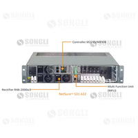 Système d'alimentation intégré Emerson Vertiv Netsure 531 A32 S1 48V DC 6KW avec module redresseur R48-2000e3 19 pouces