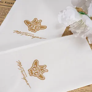Serviettes en papier imprimées personnalisées de haute qualité avec logo personnalisé serviettes de bar à cocktails de mariage