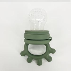 Nouveau produit 2024 de qualité alimentaire sans Bpa animal cochon infantile Silicone légumes fruits frais mangeoire pour bébé mamelon sucette sucette - Product Image 3