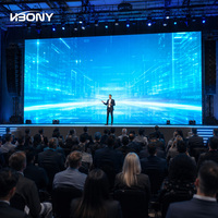 Pantalla LED Profesional P2.6 para Interiores, Alquiler de Pantallas LED para Escenarios, Video Wall HD con Alta Frecuencia de Actualización de 3840Hz para Eventos Corporativos, Bodas y Espectáculos