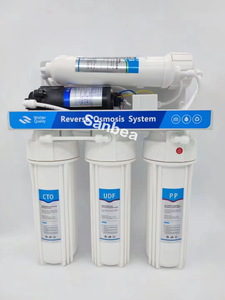 Máquina CE de alto flujo, sistema de agua RO de 5 etapas, filtro eléctrico portátil debajo del fregadero <span class=keywords><strong>para</strong></span> uso doméstico y hotelero - Product Image 2