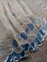 Vente de liquidation en usine broderie tissu de rideau en velours de bonne qualité pour la vente en gros