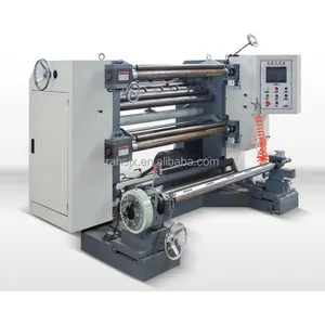 LFQ-1800 Plc Controle Plastic Folie Verticale Type Lamineerfolie Snijdende Rewinder Machine