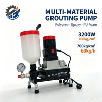 Machine à injecter du polyuréthane écologique et durable pour la réparation et la construction de bâtiments, pompe à injection plastique étanche