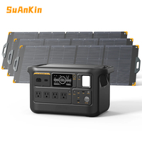 Estación de Energía Portátil para Exteriores Multi-Salida F1000LFP 1500W 960Wh con Entrada de Carga para Panel Solar de 600W para Camping, RV y Emergencias