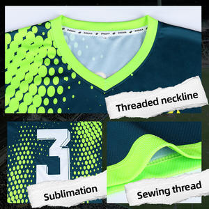 Toptan erkek hızlı kuru futbol eğitimi üniforma futbol oyunu seti forması tasarım tayland kalite futbol kıyafetleri - Product Image 4