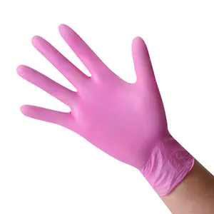 Gran oferta, 100 Uds./cajas, guantes personalizados con logotipo, guantes de trabajo de jardinería, guantes desechables de nitrilo, sin polvo de nitrilo