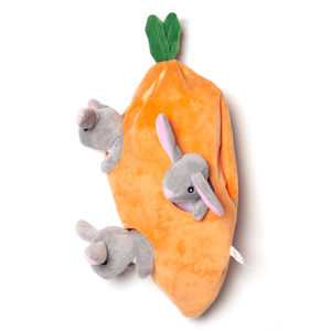 2024 Thiết Kế Mới Phục Sinh 4PC Set-Thỏ Đồ Chơi Bên Trong Cà Rốt Đồ Chơi Câu Đố + Tùy Chỉnh Con Chó Đồ Chơi Sang Trọng - Product Image 2