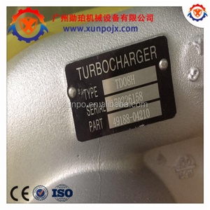 อะไหล่เครื่องยนต์ 4BD1 4BG1 เทอร์โบชาร์จเจอร์ 6502-51-5020 C18 เทอร์โบชาร์จเจอร์ TD08H 6121 เทอร์โบชาร์จเจอร์ 49188-04210 สำหรับรถขุด PC1250 - Product Image 2