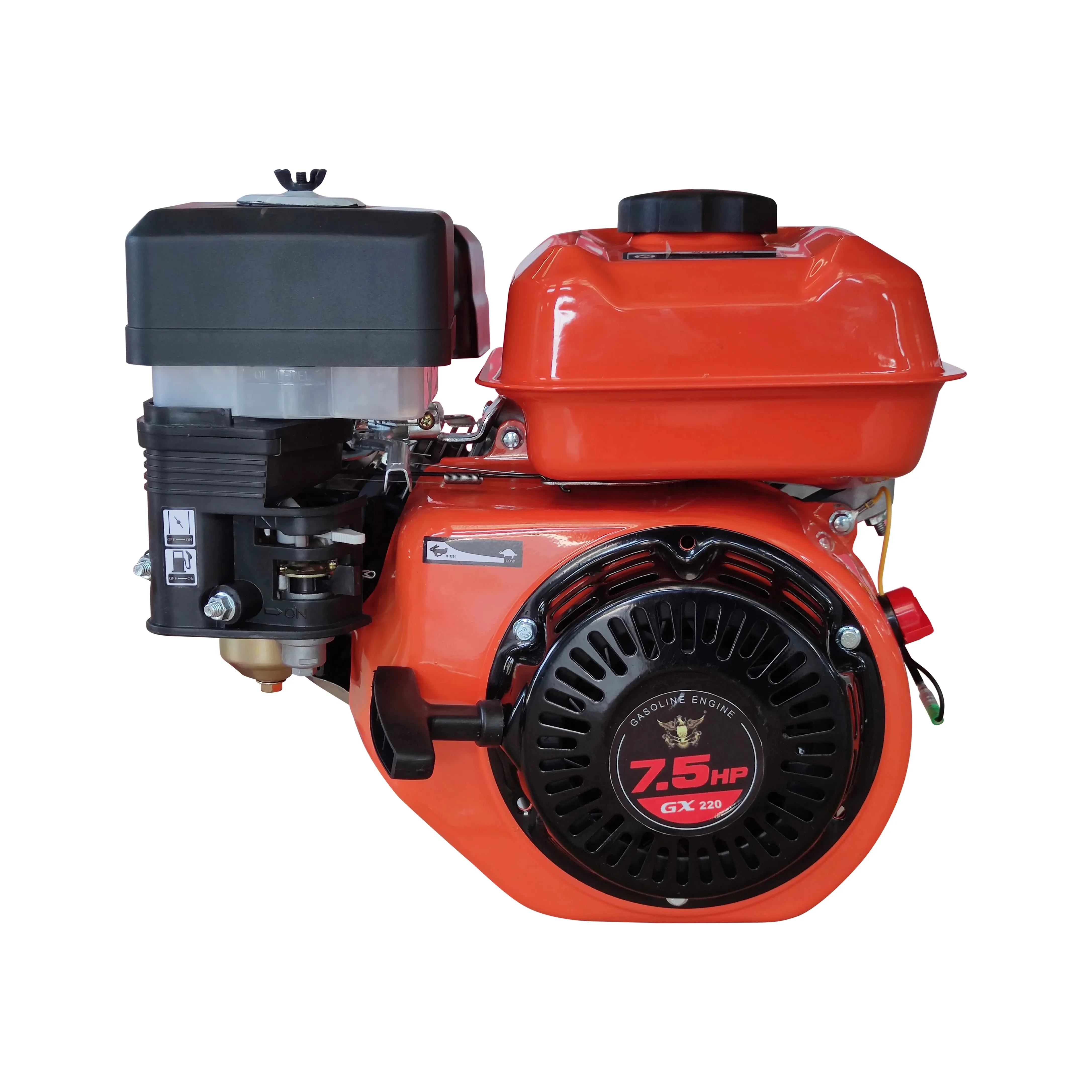 OHV 7 Hp Gasoline Engine 4 Stroke Single Cylinder GX220 Petrol Engine For Water Pumps Generators Agricultural Sprayers
