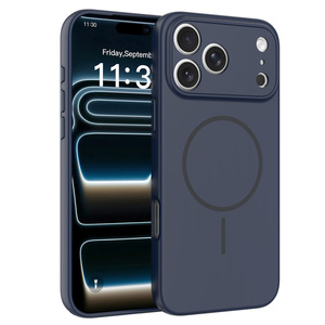 <span class=keywords><strong>Coque</strong></span> de téléphone avec protection d'appareil photo pour iPhone 17 Pro Max, finition douce au toucher, effet mat, compatible avec iPhone 16 15 14 13 12 Pro Max - Product Image 1