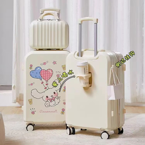 Ruunjoy Sanrio Kawaii Anime Set bagaglio bellissimo carrello <span class=keywords><strong>cabina</strong></span> borsa Spinner Caster con Pochacco Cinnamoroll <span class=keywords><strong>cabina</strong></span> <span class=keywords><strong>dimensioni</strong></span> <span class=keywords><strong>valigia</strong></span> - Product Image 2