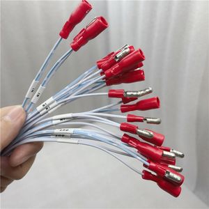 Harnais de câblage personnalisé en cuivre isolé en PVC 300V, assemblage ODM OEM, fiche à broche F1.25, AWG22, 310 mm pour machine électronique - Product Image 2