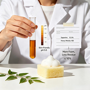 Extracto de Jabón de Nuez Natural Biodegradable con 40%-80% de Sapindoside para Fabricación de Jabón y Detergente Ecológico Doméstico, Muestra Gratuita Disponible - Product Image 5
