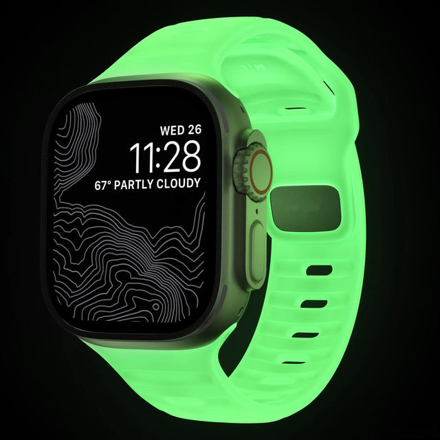 Strap for Apple Watch 45 49 42 41 44 40 38mm Luminous Glow Bracelet for Apple Watch 45mm Series 9 for IWatch Ultra 11 10 9 8 SE