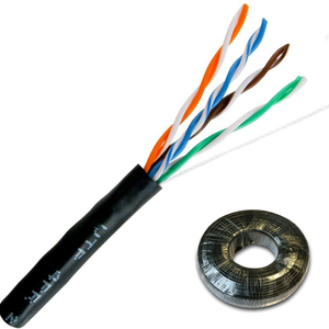 Cat6, ATC-4PGR-C5E Wholesale Outdoor CAT6 RJ45 23AWG Pure Copper PVC UTP Solid 4 Twisted Pairs Rip Cord Network Telecommunicatio - Product Image 4