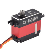 Servomoteur numérique sans noyau professionnel ZY-1508HV, couple de 15 kg, boîtier CNC, IP56, résistant aux éclaboussures, pour pièces de modèles RC haute performance