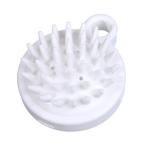 Brosse de massage du cuir chevelu en caoutchouc souple, outil de douche pour le nettoyage des cheveux, utilisation en salle de bain - Product Image 5