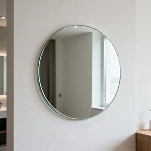 Miroir transparent durable de Chine, forme et taille personnalisées, MOQ 100 mètres carrés, pour maquillage, fitness, hôtel, salle de bain - Product Image 3