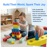 Jouets de construction pour enfants : Grand ensemble de blocs créatifs pour l'éducation précoce – Offre spéciale