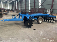 Herse à disques de type large à chenilles robuste, cultivateur à coupe profonde pour la préparation du sol agricole, pour utilisation avec un tracteur, sol puissant