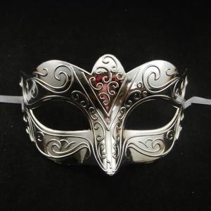 Золотистая белая маскарадная ПВХ Венецианская маска для глаз для выпускного вечера, карнавала, вечеринки, аксессуар для костюма - Product Image 6